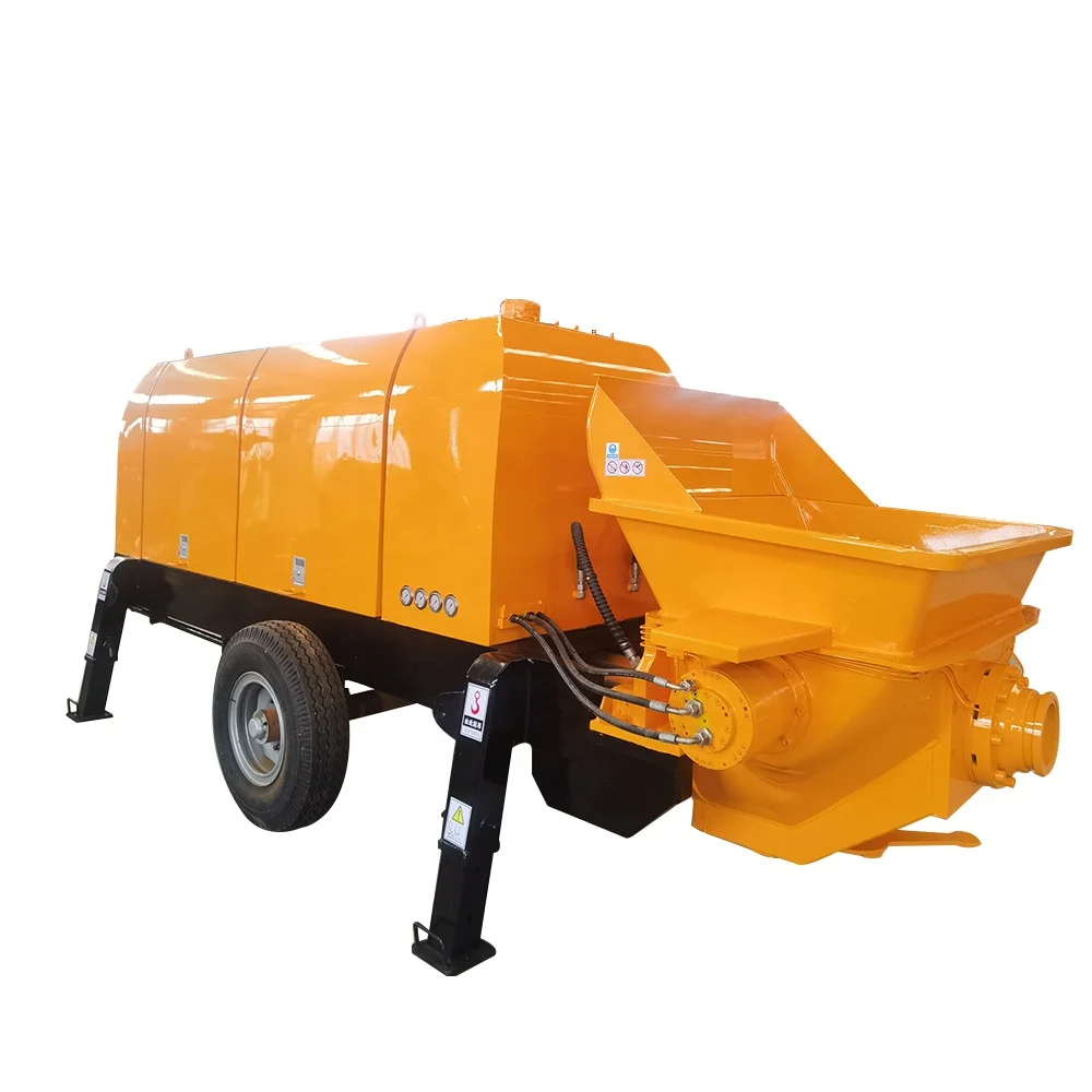 Diesel Stationary Putzmeister Trailer Concrete Pump Small Construction Concrete Pumps