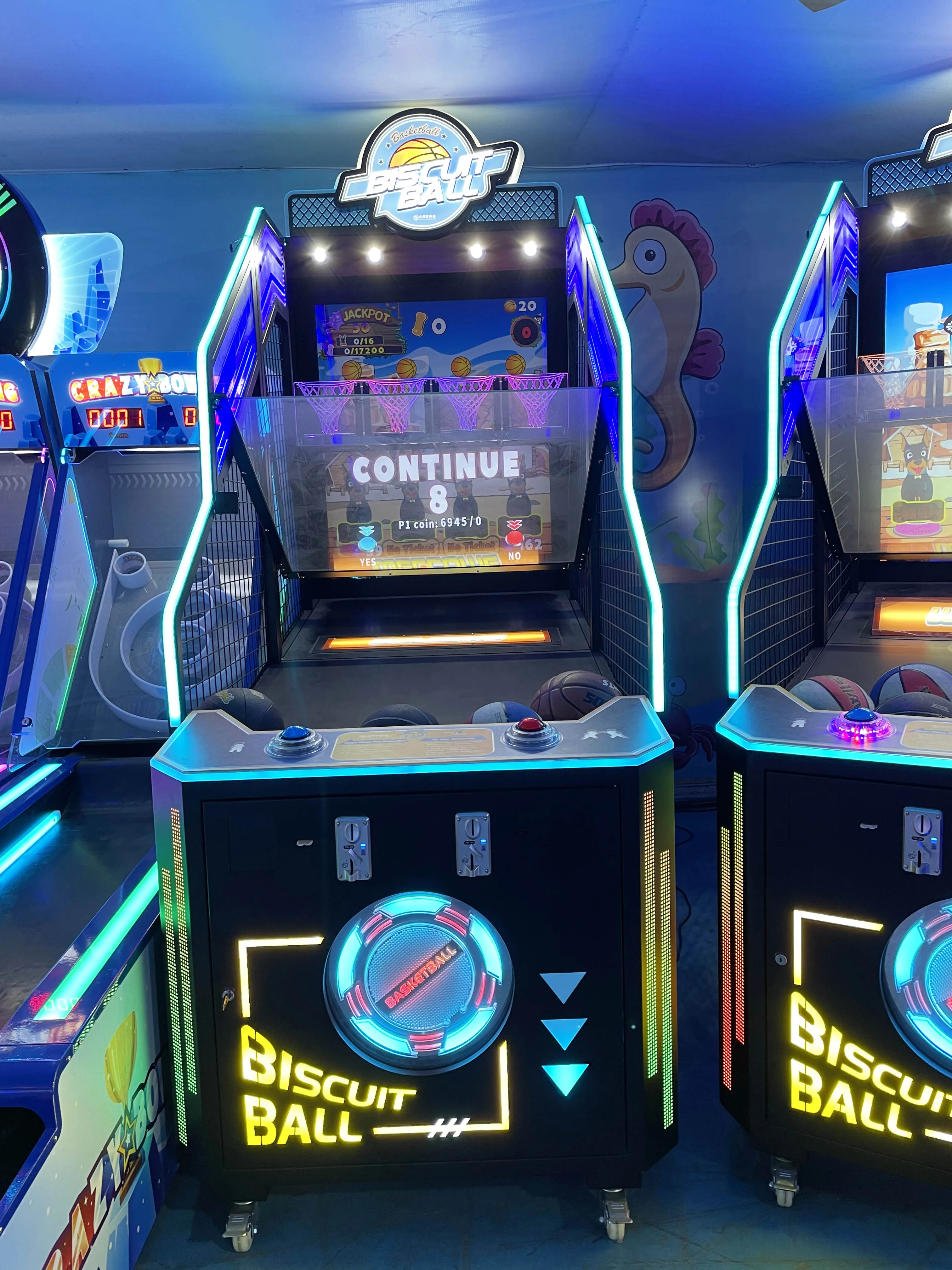 Arcade Basketball Games Machines Coin Operated Arcade Basketball Machine LED Basketball