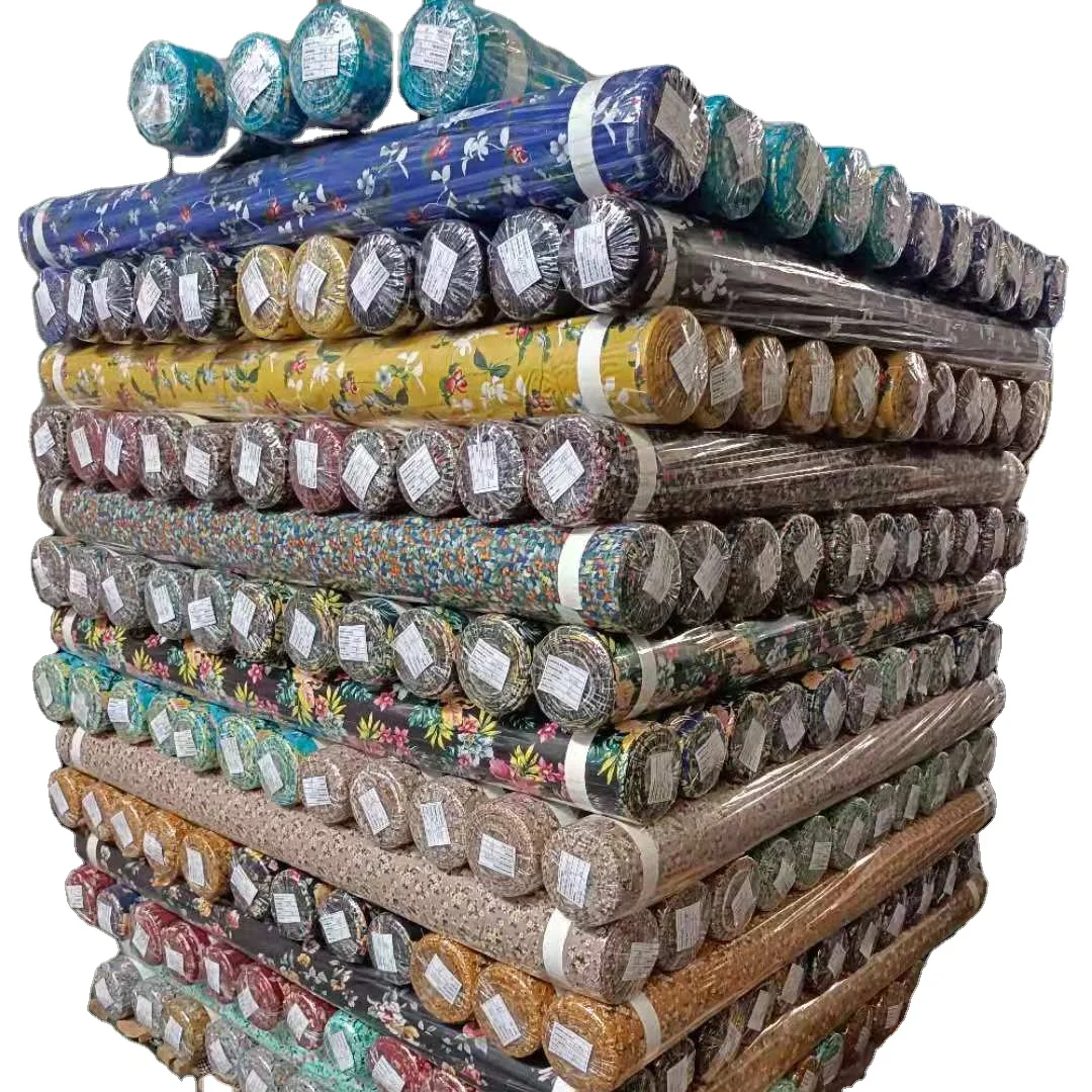 
In stock ready goods eco friendly prints rayon challis plain patterns printed viscose challis rayon fabric with cheap price 