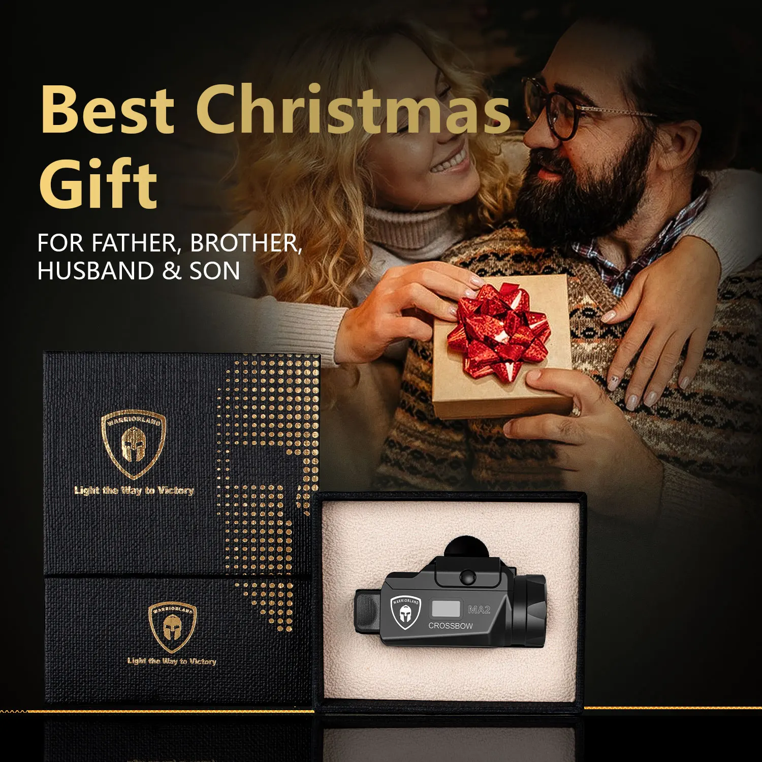 WARRIORLAND Popular Aluminum Alloy LED Light 800 Lumen with IPX6 Waterproof Flash Function