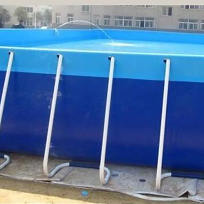 
Best inflatable water slide water park swimming pool above ground mental frame 