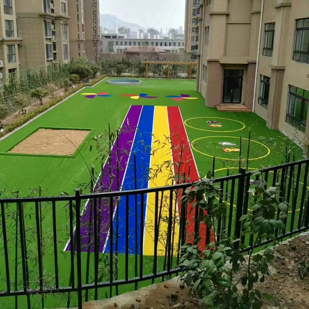 outdoor green decorative artificial grass for garden landscaping 35mm Pile Height grass carpet