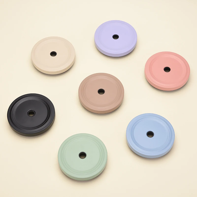 Bubble tea cup 10.1cm cover stainless steel frosted feel straw cup accessories thermal insulation sealing large hole lid