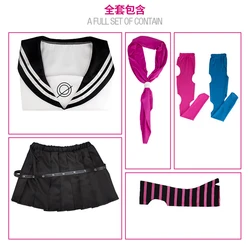 Japanese Anime Danganronpa Jk Uniform Cosplay Sailor Uniform Anime Costume Five Piece Set