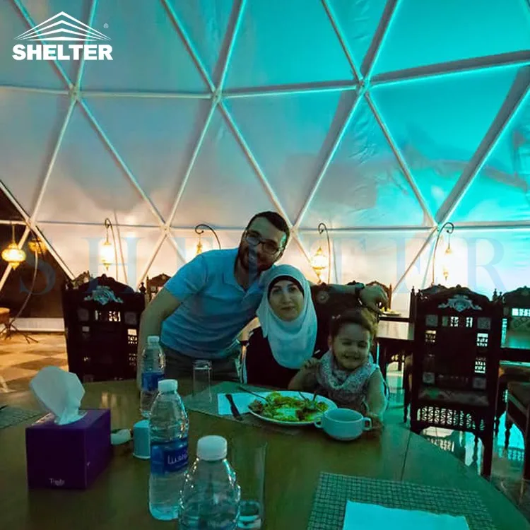 Luxe Outdoor Dome Tenten voor Evenementen Outdoor Geodetische Koepel geodetic Event Dome