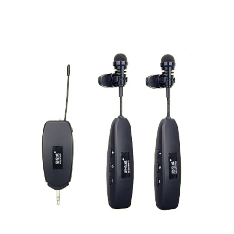 Double Wireless Instrument Microphone for Saxophone Stage Performance Interview with Outdoor Reporters microphone