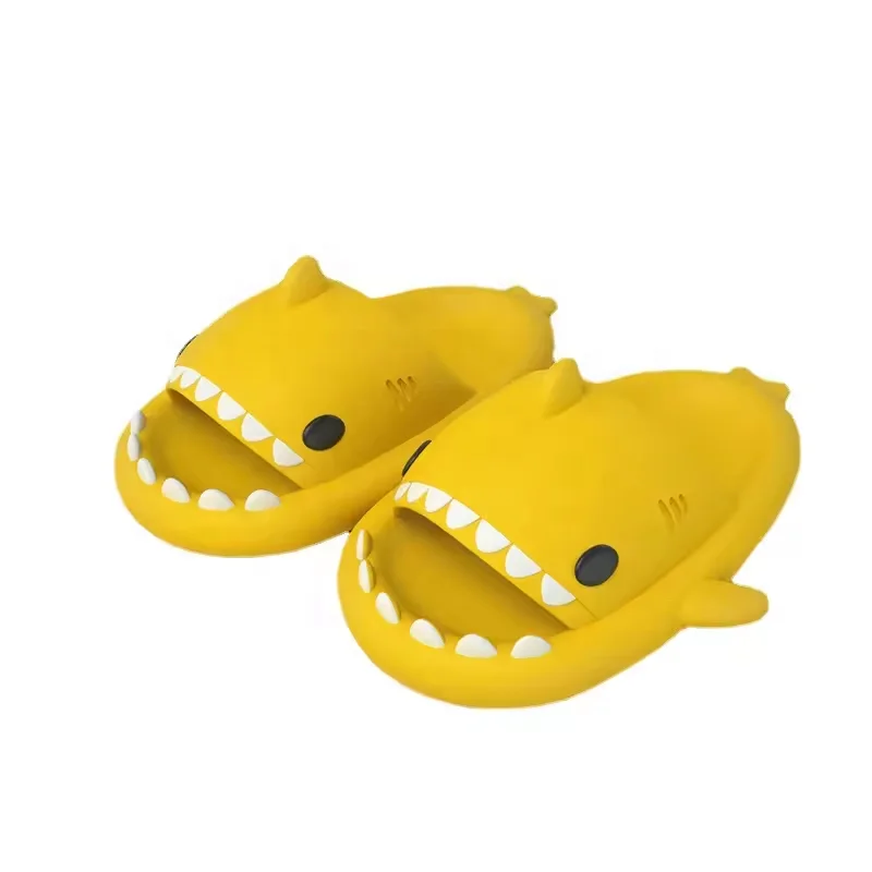 2024 New Hot Sale Summer Waterproof EVA Kids Shark Sandals Children Candy Color Funny Slides Cartoon Home Slippers for Kids
