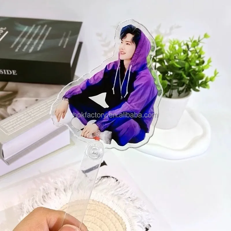 Kpop товары напечатанные прозрачные акриловые чековые палочки индивидуальные для известных мест и вкусной еды