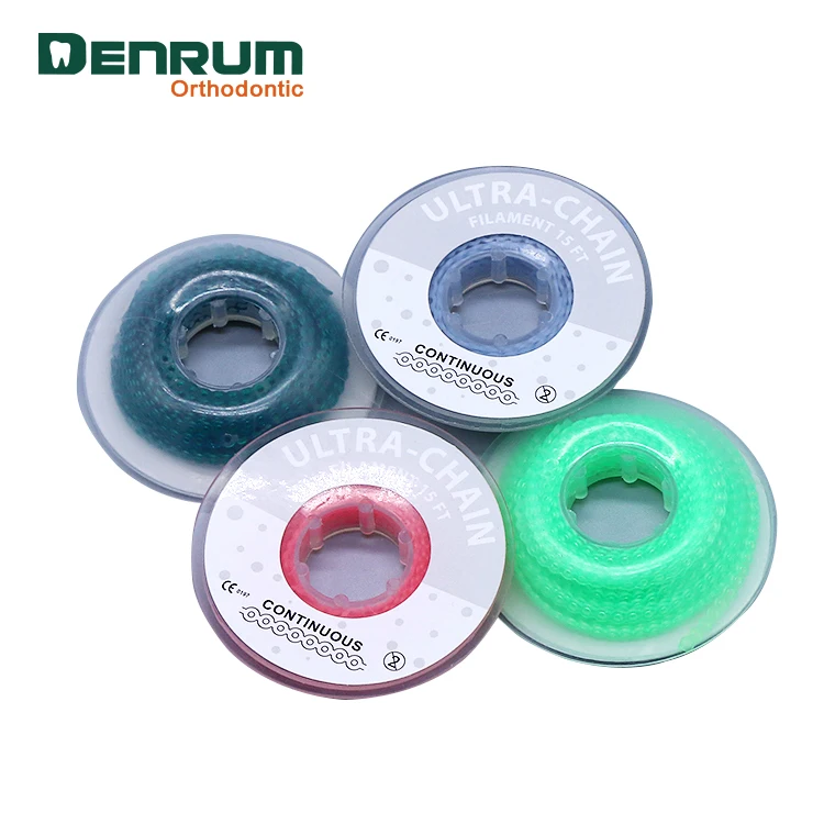 15 Feet Strong Power Dental Long-lasting Orthodontic Elastic Power Chain