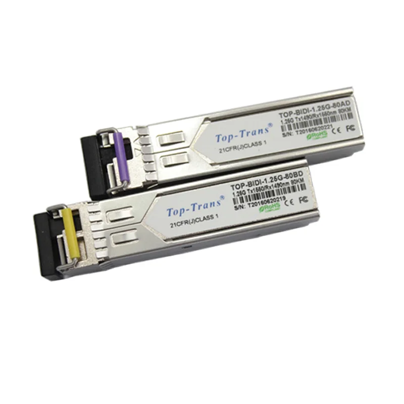 Совместимый волоконно-оптический кабель Netgear GS110TP 1,25G 1310/144 нм 80 км DDM bidi sfp модуль ядро
