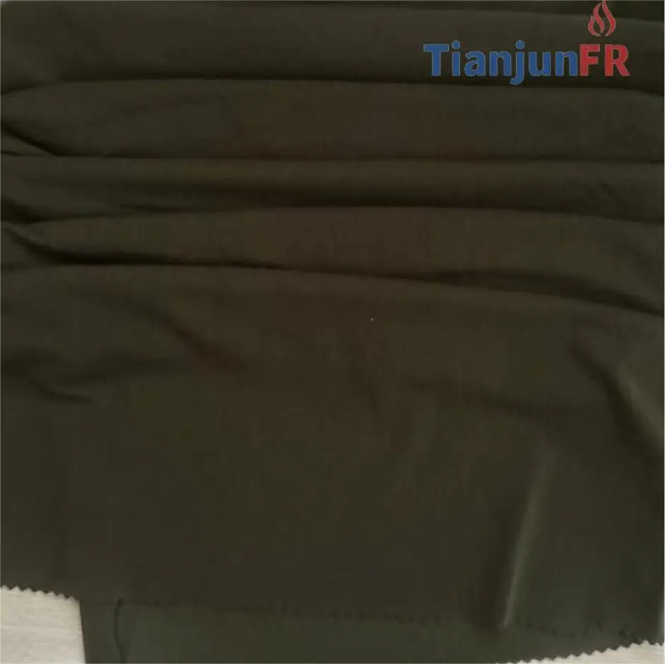 High LOI Raw Material Fire Resistance Jersey Textile 59% Protex-C 40% Cotton 1% Carbon Fiber for fire resistance shirt