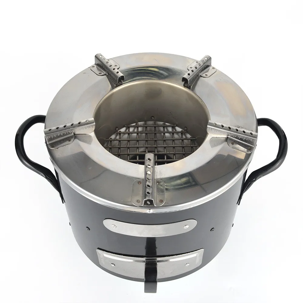 advanced fuel-efficient  affordable stainless steel JIKOKOA charcoal stove  Burning Camping  Stove cook Stove   for  Ghana