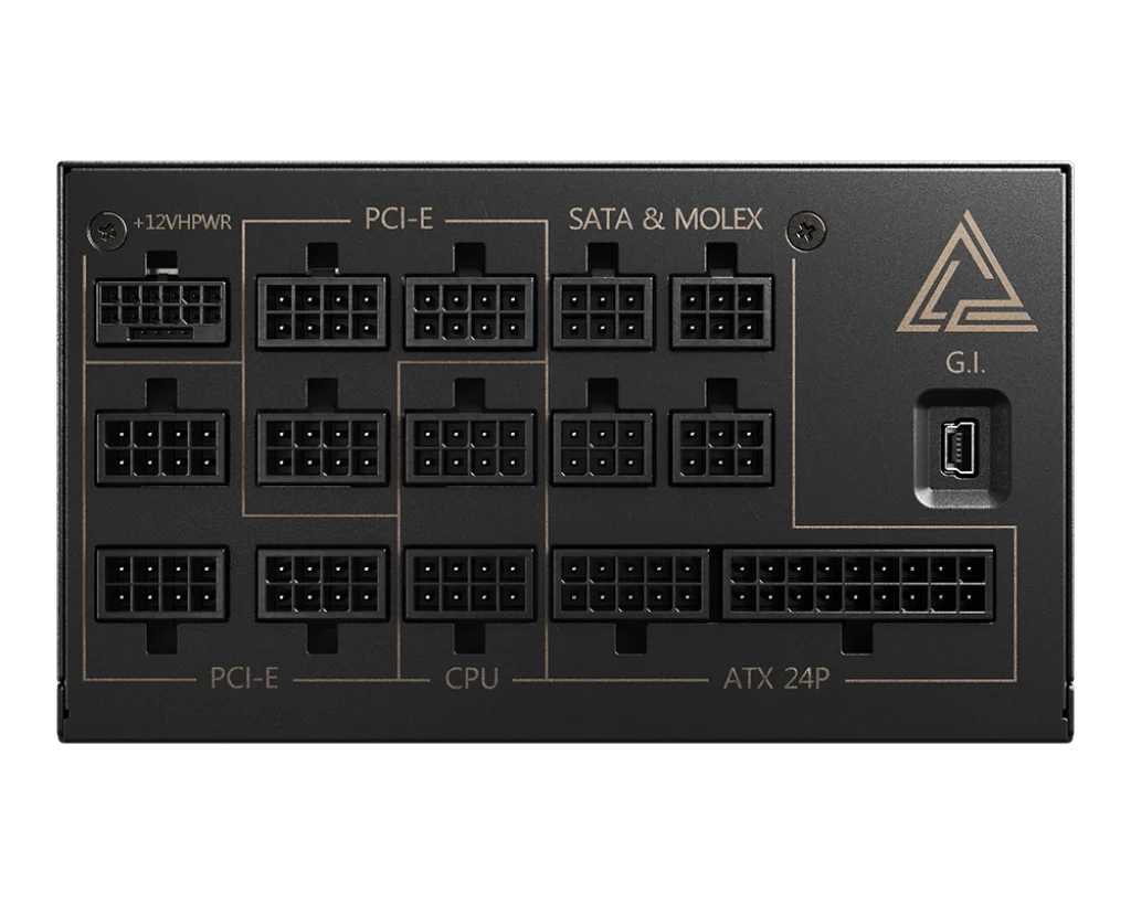 Brand New MSI MEG Ai1300P PCIE5 Full Modular Platinum PSU 1300W For Gaming Desktop Switching Power Supply