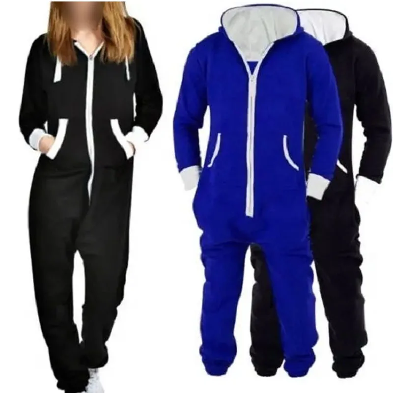 Warm Jumpsuits Sexy Adult Hooded onesie Pajama Women Pajamas Set Couple Adult Unisex Pajamas