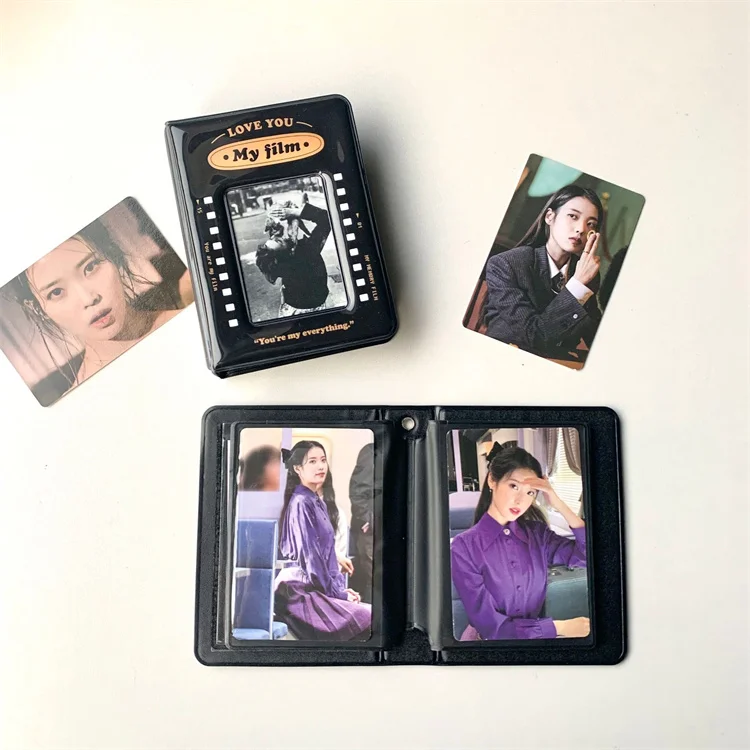 Черный Альбом kpop фотоальбомы Новинка Карманный альбом