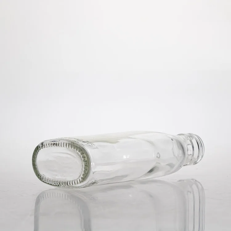 200ml  round clear wine glass bottle with high quality