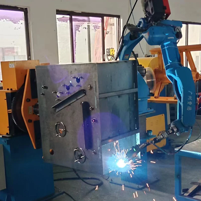 Automatic Transformer Corrugated Fin Radiator Fin Welding robot transformer tank Welding robot Machine