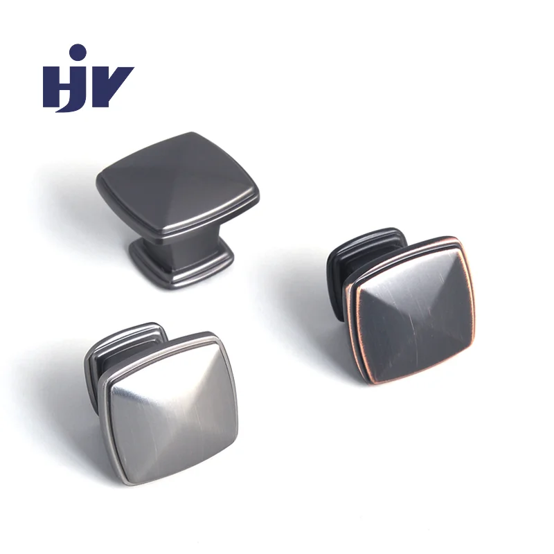 Easy Install Kitchen Single Hole Cabinet Handle Knobs Black Gold Drawer Furniture Handles China Manufacturer