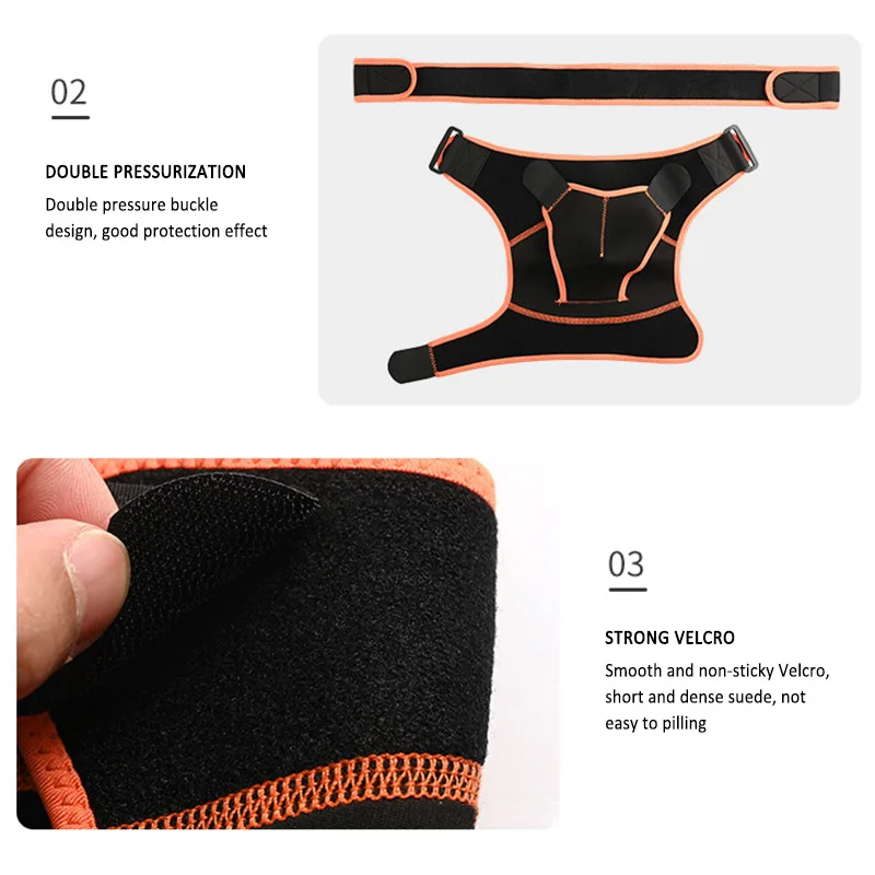 Good quality neoprene orthopedic shoulder support brace adjustable fitness shoulder protector