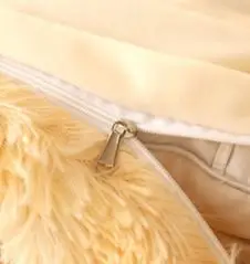 Grey Fluffy Comforter Cover Bed Set Faux Fur Fuzzy Duvet Cover Set Luxury Ultra Soft Plush Shaggy Duvet Cover 3 Pieces