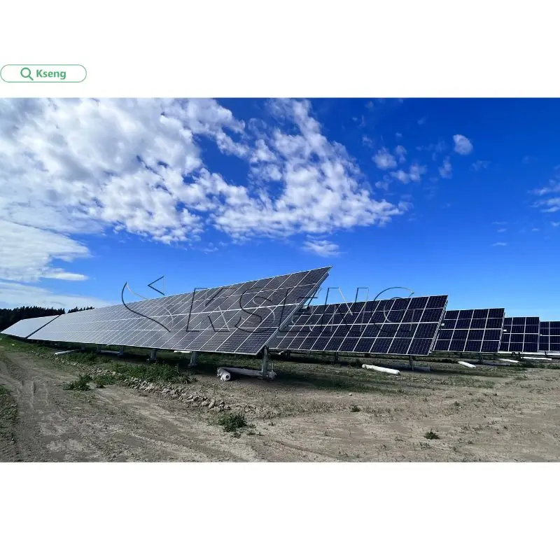 2MW Automatic Solar Tracking System Solar Panel Tracker System Single Axis Solar Tracker