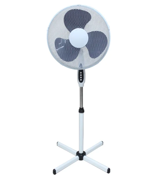 Air cooling  16' Plastic stand fan with Cross base