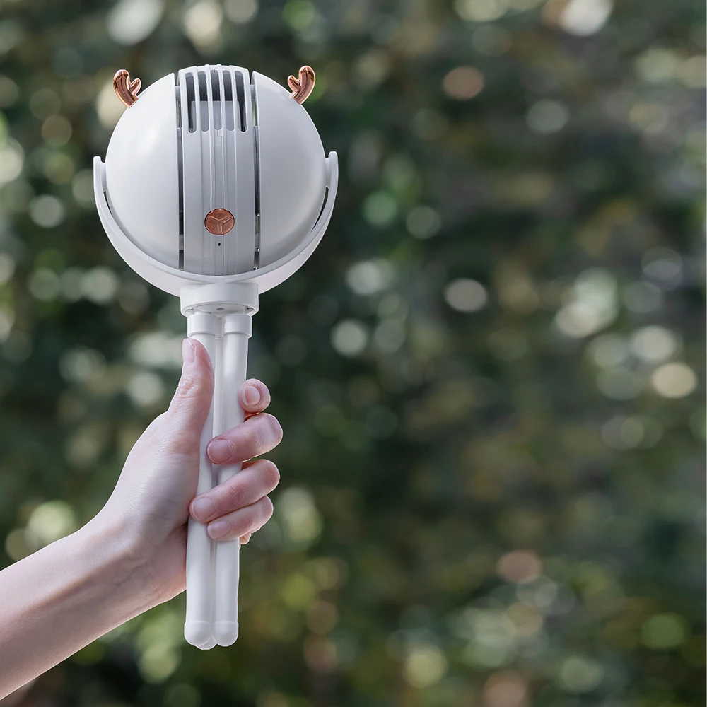 2022 New Battery Operated Portable Baby Stroller Fan Flexible Tripod Clip USB Handheld Personal Mini Bladeless Fan