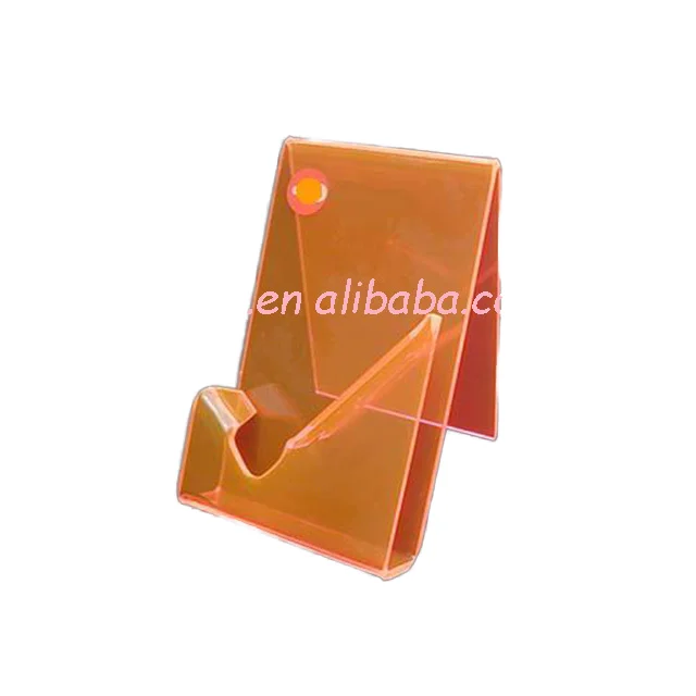 Factory Custom Clear PMMA Plexiglass Stand for Handphone Smartphone Clear Acrylic Cell Phone Holder Display Rack