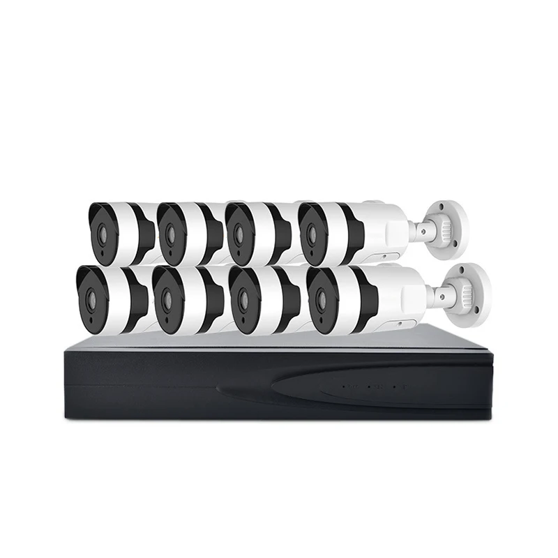  8MP 8CH cctv bullet poe kit cloud storage Интеллектуальная ip-камера системы безопасности