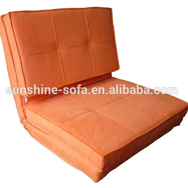 Outdoor Furniture & Foam Folding Sofa Bed Fold Out Single Floor Mat Reclining foam folding sofa bed For Guests