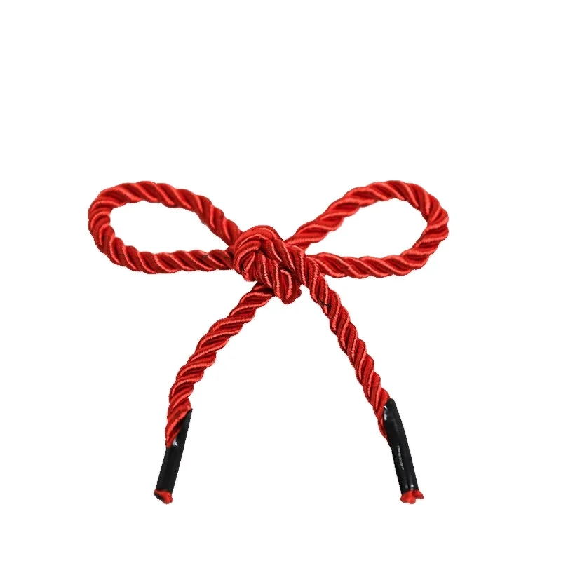 Wholesale 5mm Round  Three-strand Twisted Handling Handbag Braided Rope For Packaging Paper Bag Carrying Gift Box