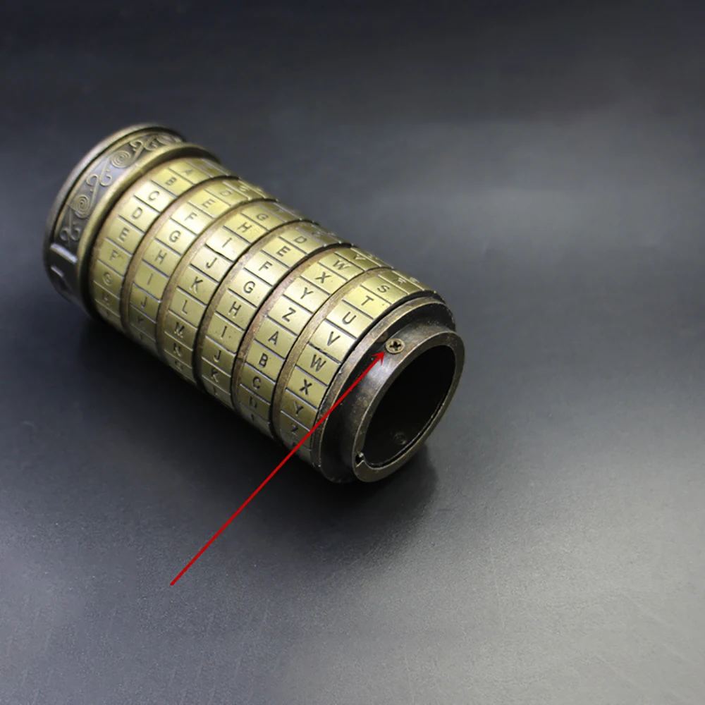 
Educational Toys Metal Cryptex Locks Gift Ideas Code Lock To Marry Lover Escape Chamber Props 