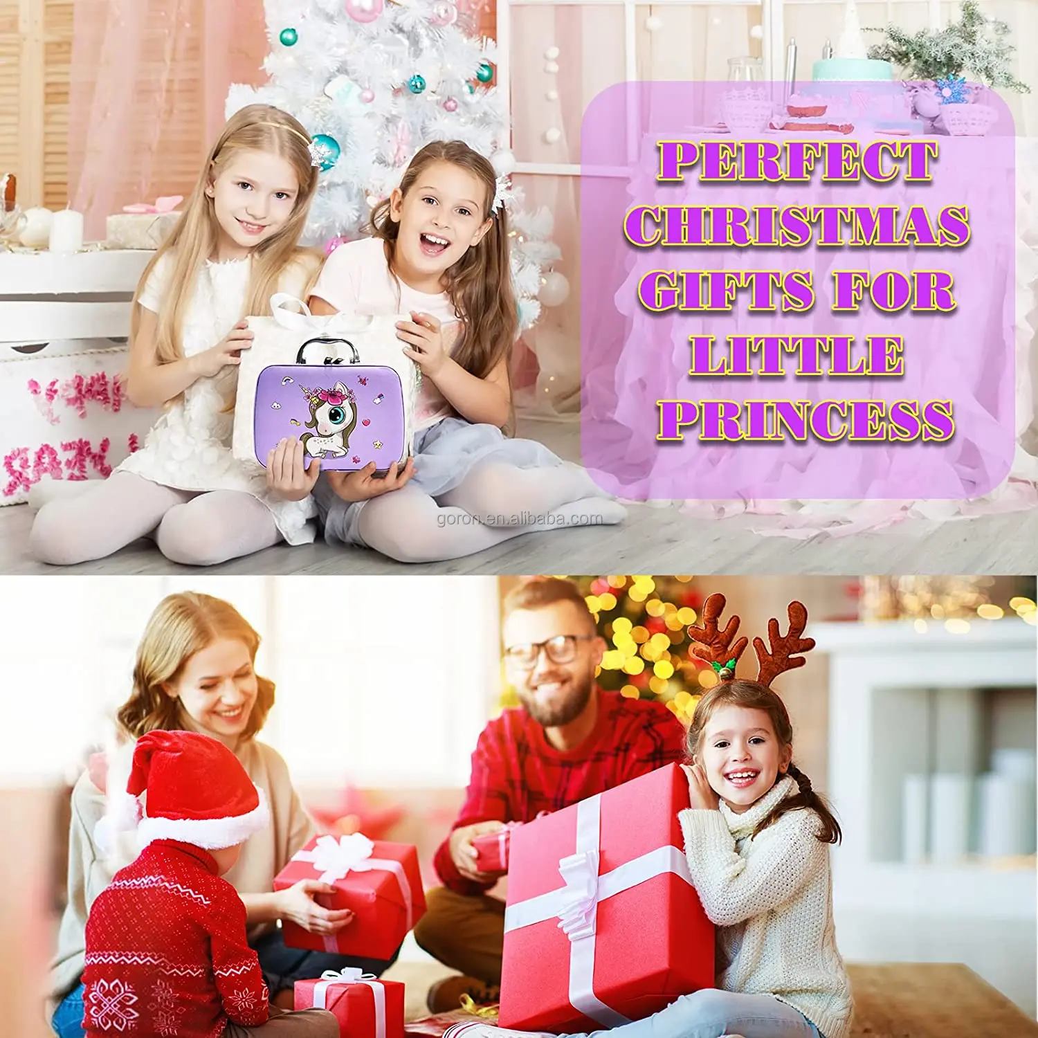 Kids play washable real makeup set toys private labels girls make-up kit