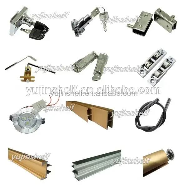 Hexagon rotating phone Display Cabinet And Glass Showcases And Display Cases For cell phone Showcase