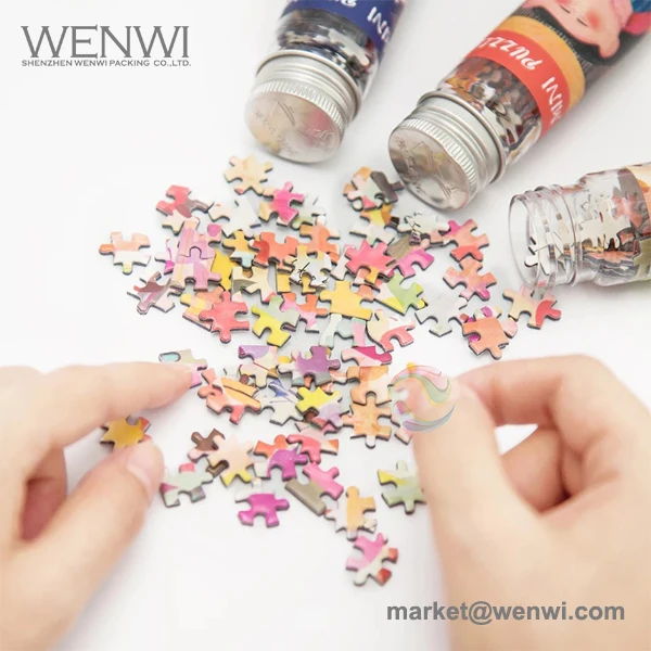 Factory Customizable Plastic Test Tube Puzzle Educational DIY Toy for Unisex Kids Made from Paper