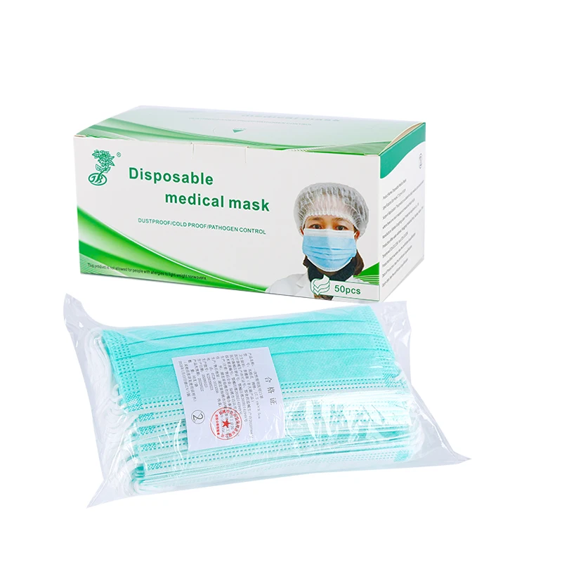 Meltblown Filter Surgical Mask High Quality Disposable 3 Ply Medicall Face Mask