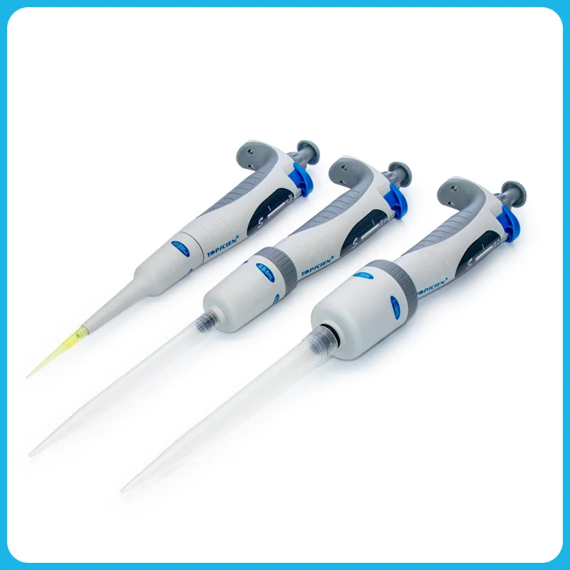 Single channel micro pipette large capacity sampler manual adjustable pipette gun 5 10ml