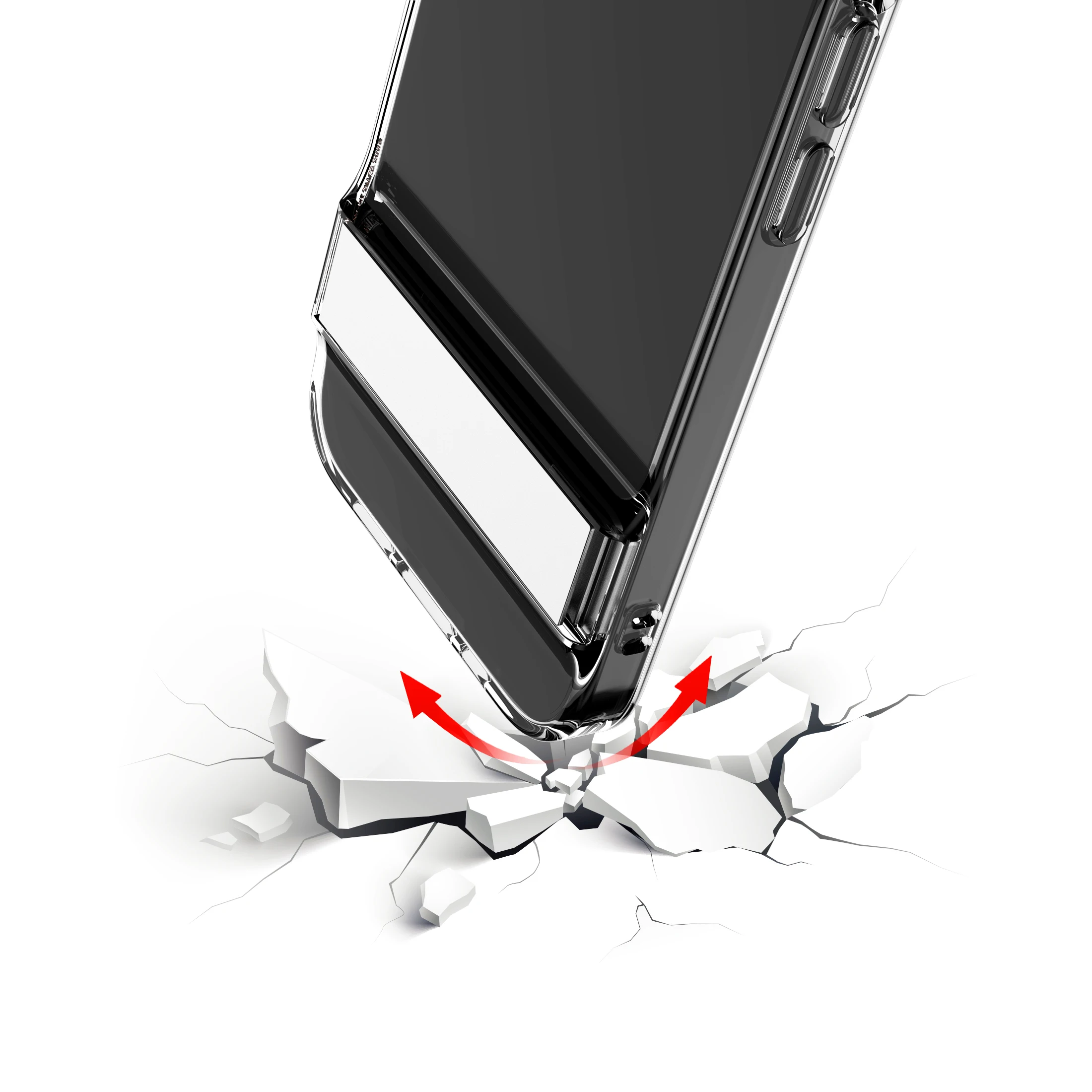 
ESR Hot Sale Metal KickStand Military Grade for iphone 12 iPhone case with flexible bumper protective phone cover 
