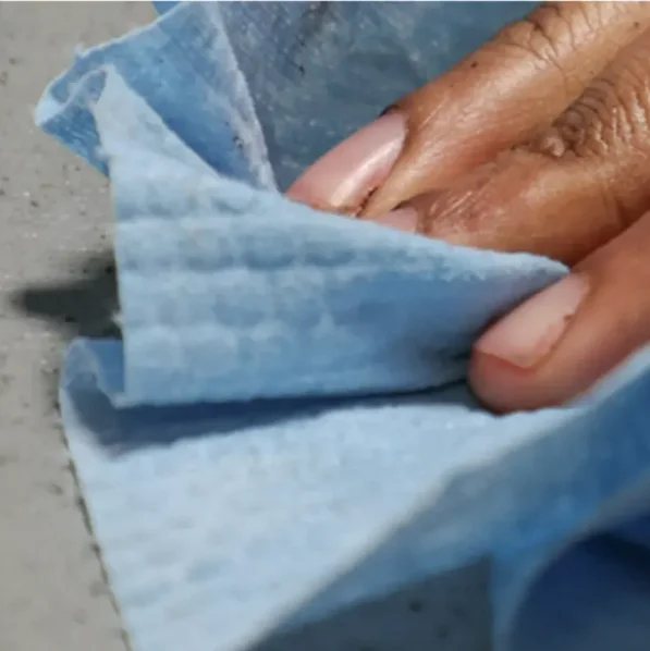 Durable Paper Towels Multi-Purpose mechanic disposable blue red cleaning shop towels