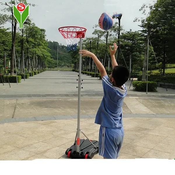 Plastic Height Adjustable Basketball Stand without Backboard