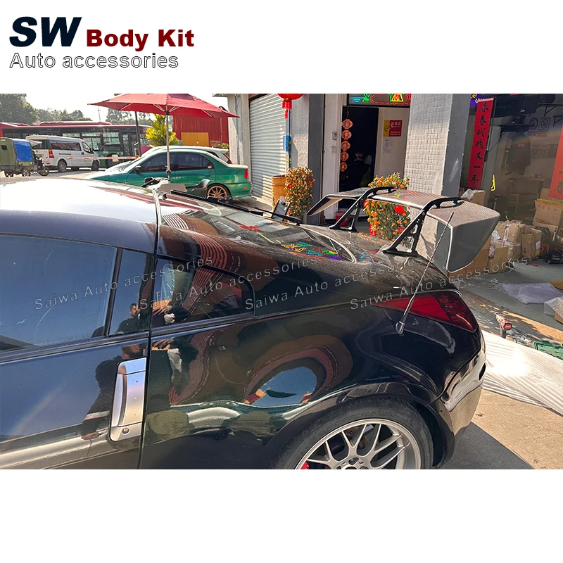 350Z High Quality Carbon Fiber Spoiler For Nissan 350Z Upgrade Modification Rear Trunk Spoiler Lip Guide Wing Lip Rear Wing