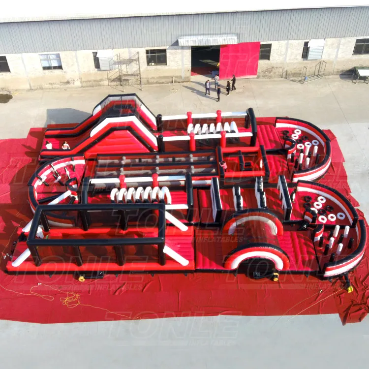 commercial adult inflatable obstacle course for sale