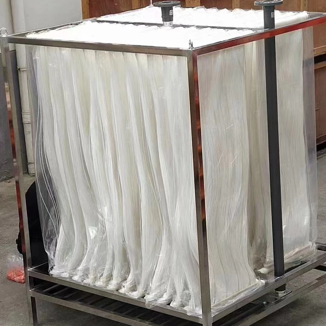 Compact MBR membrane Flat sheet System PVDF Ultrafiltration Hollow Fiber Membrane MBR Bioreactor for Wastewater Treatment