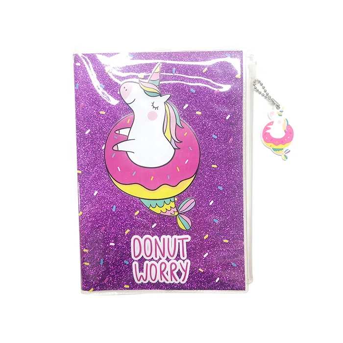 A5 Casebound Cute Kawaii Notebook With PVC Cover And Silkprint Pattern