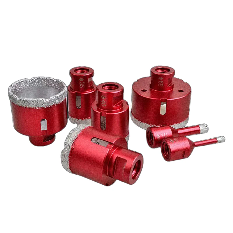 Diamond Core Drill Bits Set for Porcelain Tile Ceramic Marble Granite Hole Saw Set M14 angle grinder hole opener