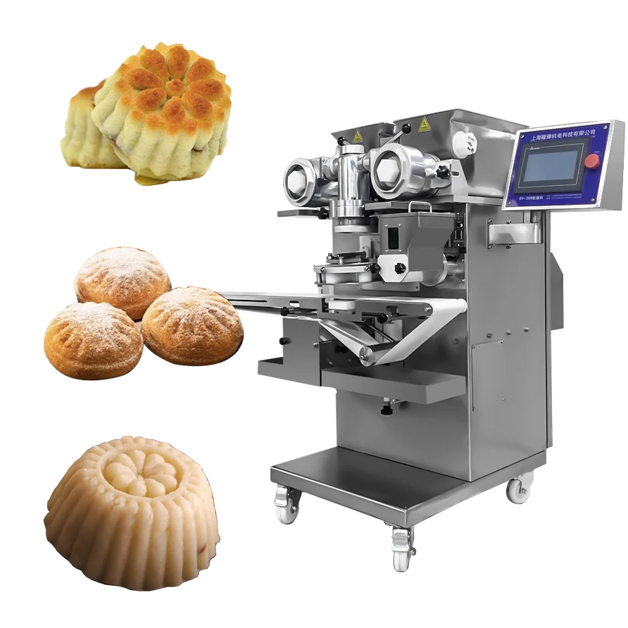 Промышленный Автоматический лунный торт maamoul инкрустированная производственная линия в продаже