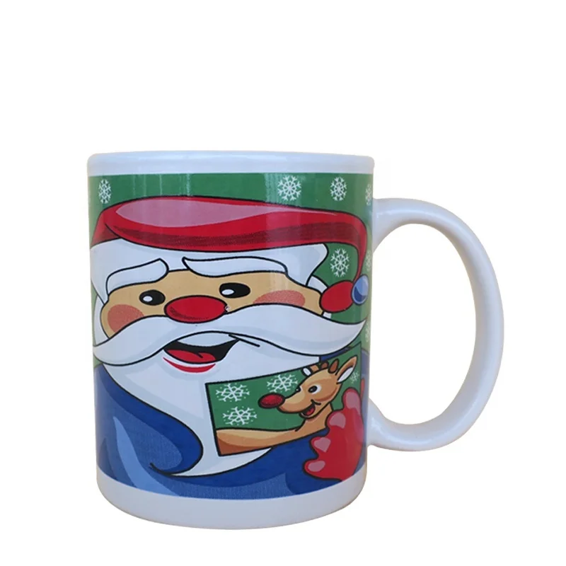 household decal printing ceramic christmas mug set