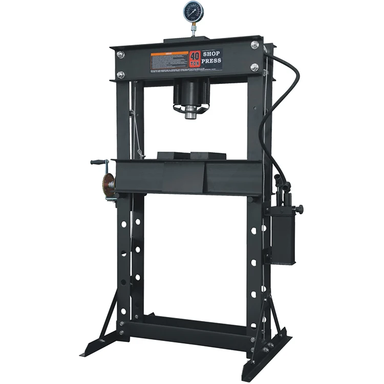 Low Price 40 Ton Electric Pneumatic Cylinder Shop Floor Press With Gauge