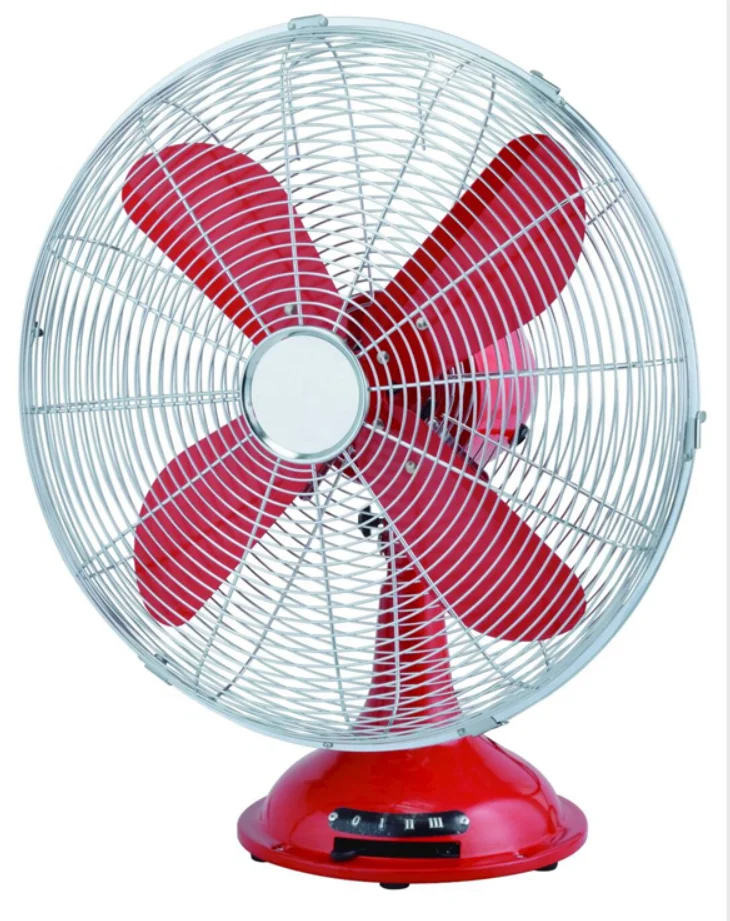 Retro fan 12 inch metal table fan
