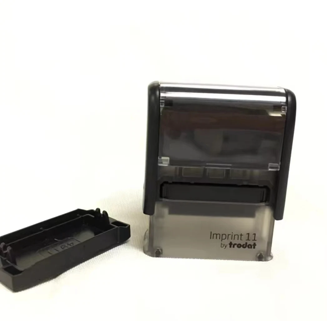 good quality trodat clothes stamp material wholesale ink back seal dump office stamp automatic self inking stamp